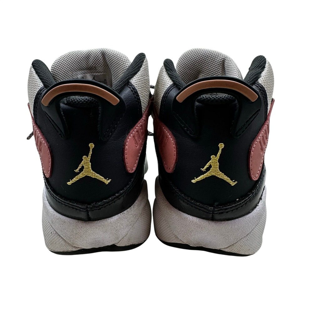 Jordan 6 Rings 13C White Black Pink‎ DV3180-101 Kids Basketball Sneaker Retro - Picture 5 of 10